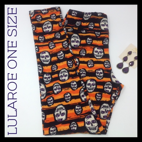 Halloween LuLaRoe Leggings One Size 2-10 LLR - Picture 2 of 8